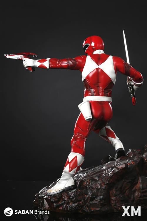 Mighty Morphin Power Rangers Premium Collectibles Red Ranger Statue Gallery Image 4