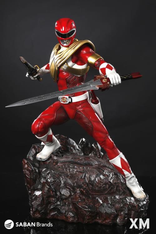 Mighty Morphin Power Rangers Premium Collectibles Red Ranger Statue Gallery Image 6