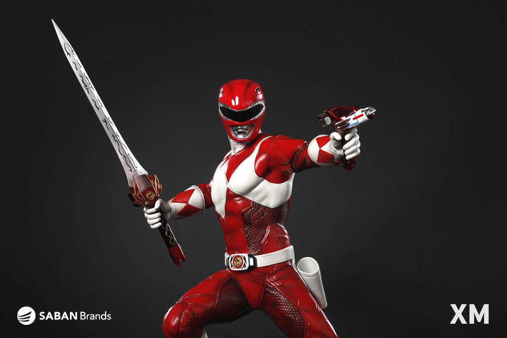 Mighty Morphin Power Rangers Premium Collectibles Red Ranger Statue Gallery Image 14