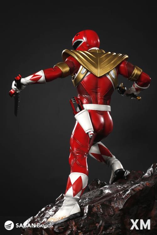 Mighty Morphin Power Rangers Premium Collectibles Red Ranger Statue Gallery Image 9