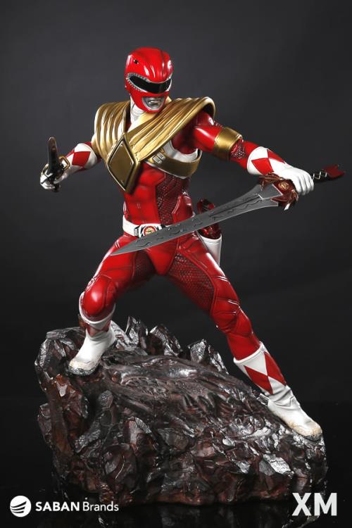 Mighty Morphin Power Rangers Premium Collectibles Red Ranger Statue Gallery Image 7