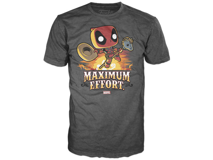 Pop! Tees: Deadpool - Maximum Effort Gallery Image 1