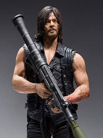 The Walking Dead TV Series Daryl Dixon (Rocket Launcher) Deluxe Figure Gallery Image 2