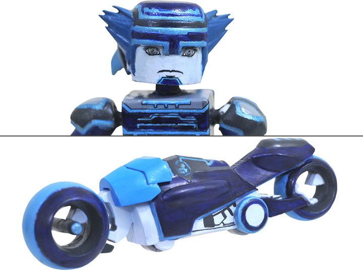 Kingdom Hearts Minimates Tron Light Cycle Deluxe Box Set Gallery Image 1