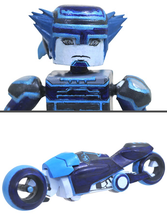 Kingdom Hearts Minimates Tron Light Cycle Deluxe Box Set Gallery Image 2