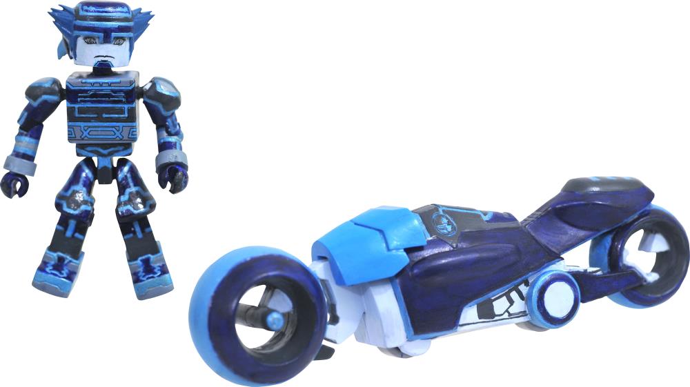 Kingdom Hearts Minimates Tron Light Cycle Deluxe Box Set Gallery Image 3