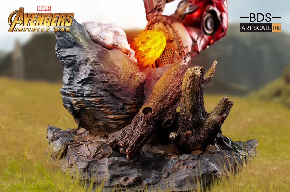 Avengers: Infinity War Battle Diorama Series Hulkbuster 1/10 Art Scale Statue Gallery Image 6