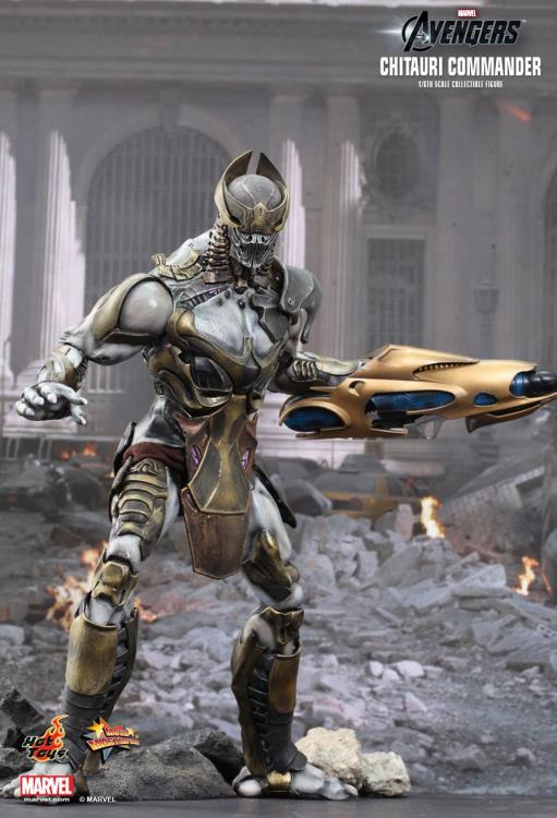 The Avengers MMS227 Chitauri Commander 1/6th Scale Collectible Figure + $150 BBTS Store Credit Bonus Gallery Image 3