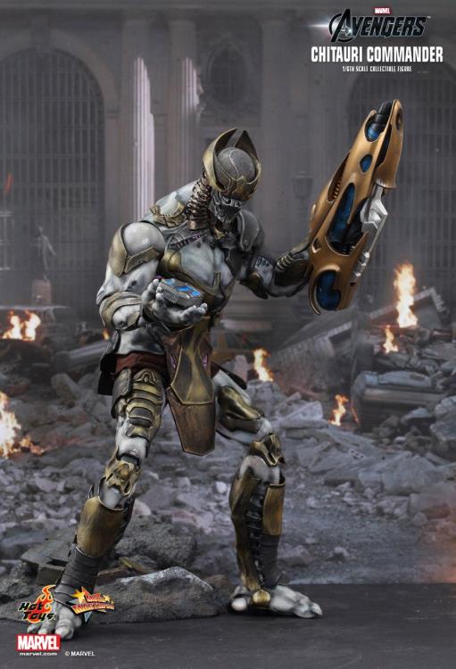 The Avengers MMS227 Chitauri Commander 1/6th Scale Collectible Figure + $150 BBTS Store Credit Bonus Gallery Image 4