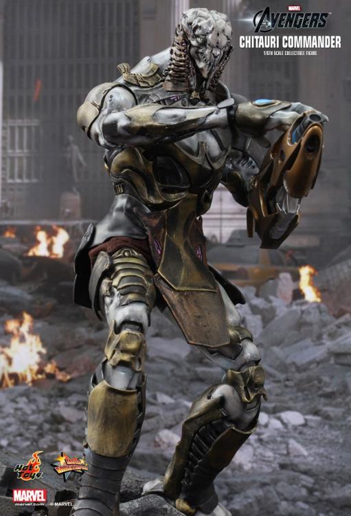 The Avengers MMS227 Chitauri Commander 1/6th Scale Collectible Figure + $150 BBTS Store Credit Bonus Gallery Image 5