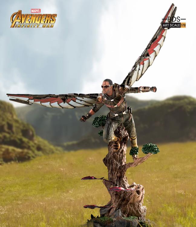 Avengers: Infinity War Battle Diorama Series Falcon 1/10 Art Scale Statue Gallery Image 3
