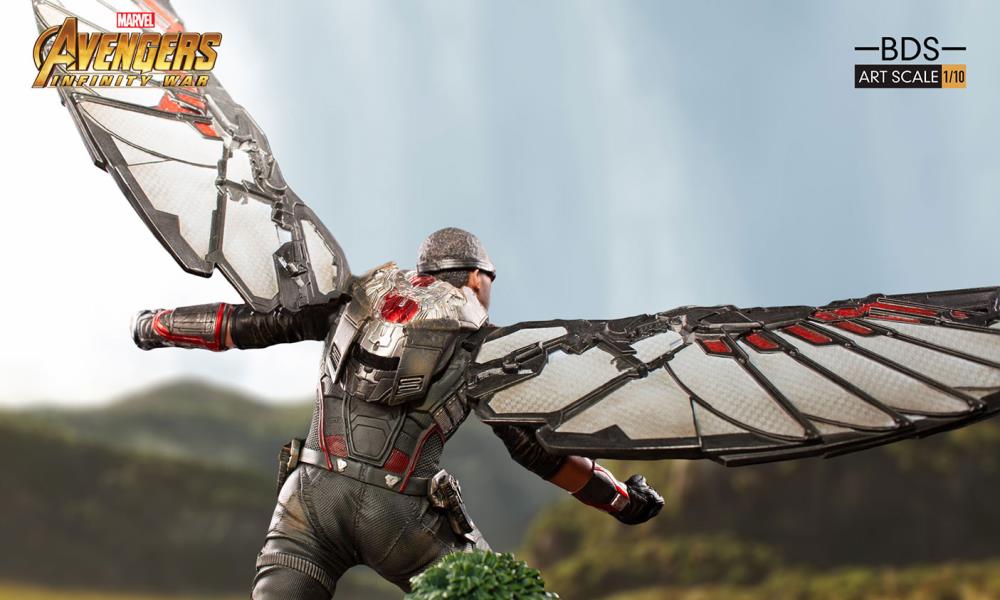 Avengers: Infinity War Battle Diorama Series Falcon 1/10 Art Scale Statue Gallery Image 5