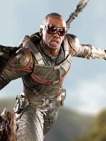 Avengers: Infinity War Battle Diorama Series Falcon 1/10 Art Scale Statue Gallery Image 2