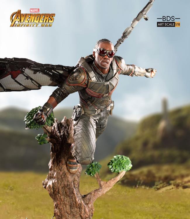 Avengers: Infinity War Battle Diorama Series Falcon 1/10 Art Scale Statue Gallery Image 7