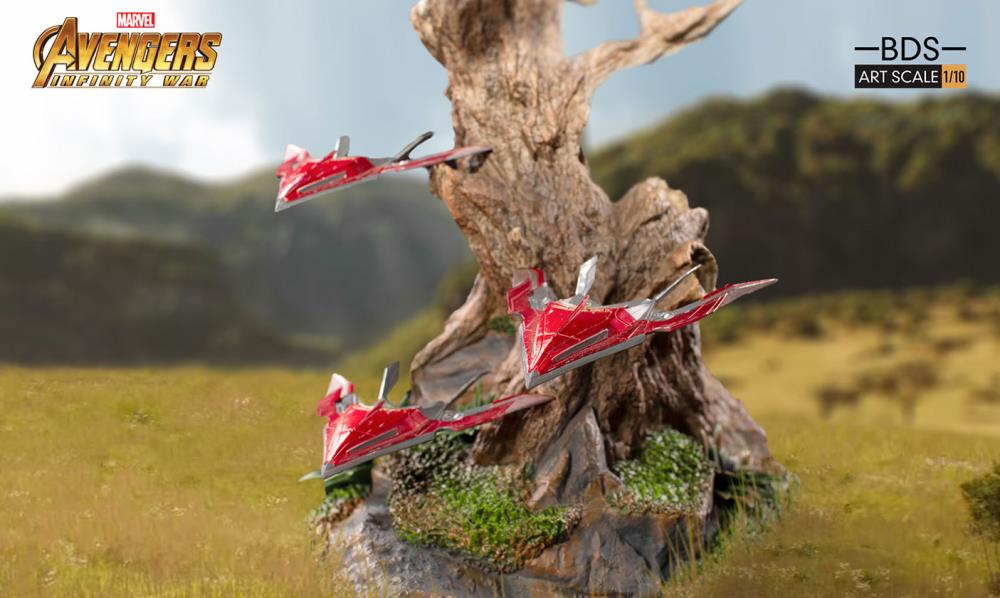 Avengers: Infinity War Battle Diorama Series Falcon 1/10 Art Scale Statue Gallery Image 6