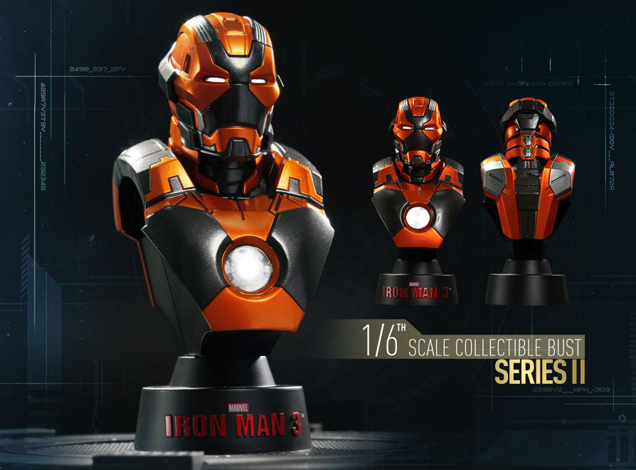 Iron Man 3 HTB21-27 Series II 1/6th Scale Collectible Bust Deluxe Case of 8 + $100 BBTS Store Credit Bonus Gallery Image 8