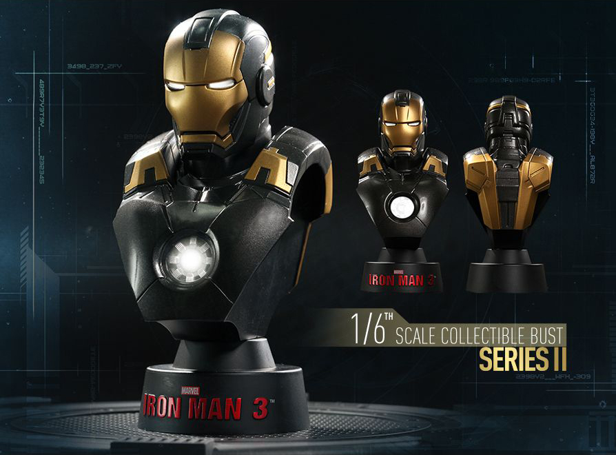 Iron Man 3 HTB21-27 Series II 1/6th Scale Collectible Bust Deluxe Case of 8 + $100 BBTS Store Credit Bonus Gallery Image 4