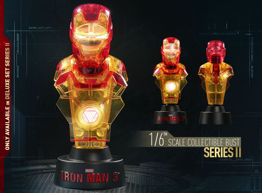 Iron Man 3 HTB21-27 Series II 1/6th Scale Collectible Bust Deluxe Case of 8 + $100 BBTS Store Credit Bonus Gallery Image 10