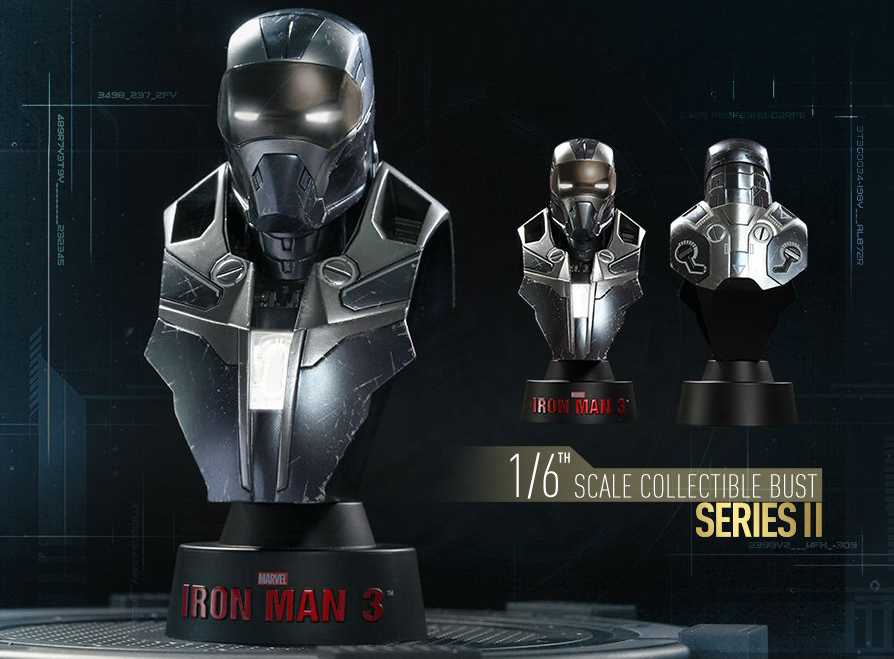 Iron Man 3 HTB21-27 Series II 1/6th Scale Collectible Bust Deluxe Case of 8 + $100 BBTS Store Credit Bonus Gallery Image 9