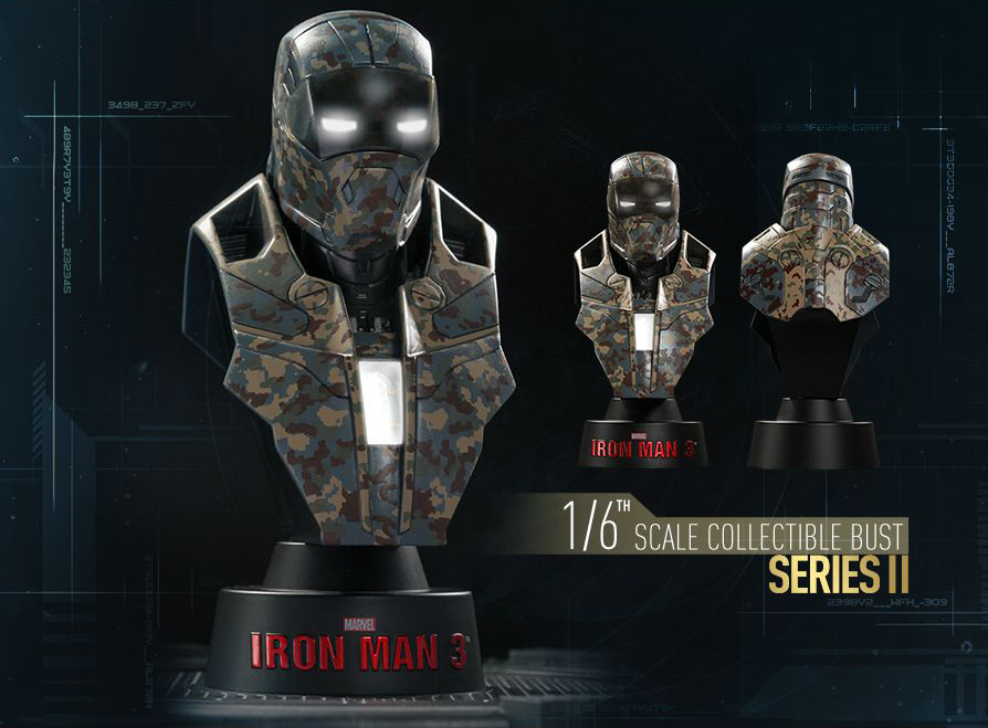 Iron Man 3 HTB21-27 Series II 1/6th Scale Collectible Bust Deluxe Case of 8 + $100 BBTS Store Credit Bonus Gallery Image 6