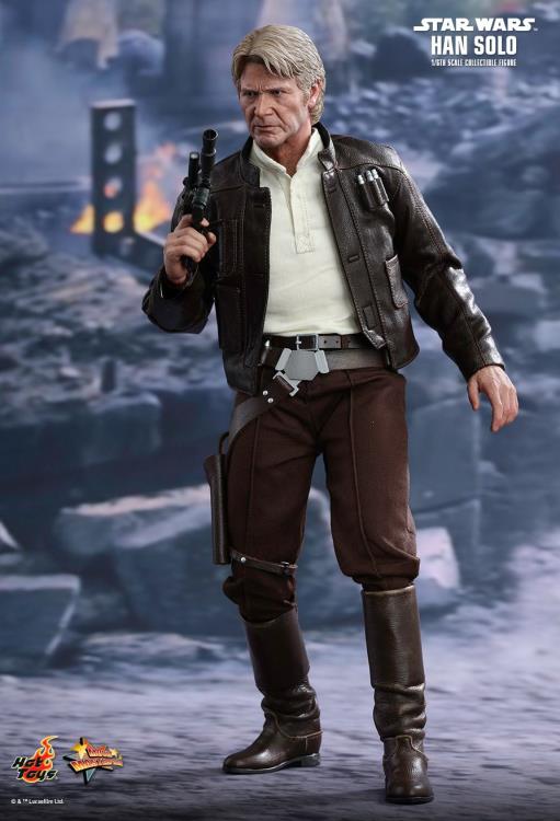 Star Wars: The Force Awakens MMS376 Han Solo & Chewbacca 1/6th Scale Collectible Figures Set + $200 BBTS Store Credit Bonus Gallery Image 4