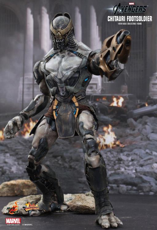 The Avengers MMS226 Chitauri Footsoldier 1/6th Scale Collectible Figure + $175 BBTS Store Credit Bonus Gallery Image 4