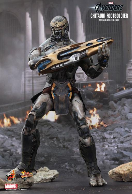 The Avengers MMS226 Chitauri Footsoldier 1/6th Scale Collectible Figure + $175 BBTS Store Credit Bonus Gallery Image 3