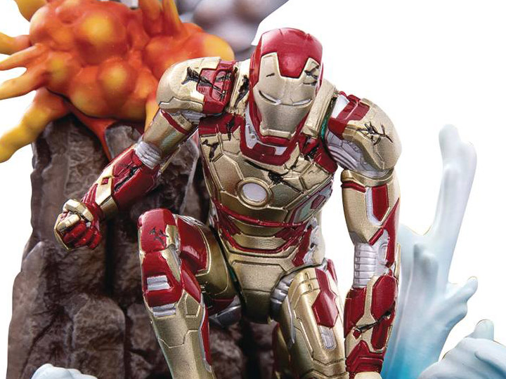Iron Man 3 D-Select DS-016SP Iron Man Mark XLII PX Previews Exclusive Statue Gallery Image 1