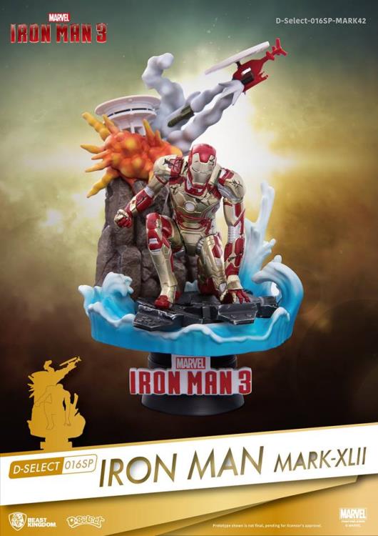 Iron Man 3 D-Select DS-016SP Iron Man Mark XLII PX Previews Exclusive Statue Gallery Image 4