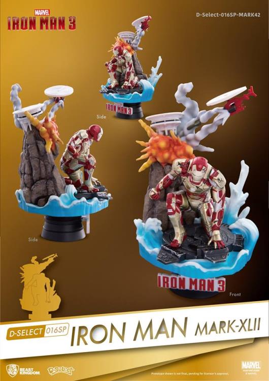Iron Man 3 D-Select DS-016SP Iron Man Mark XLII PX Previews Exclusive Statue Gallery Image 3