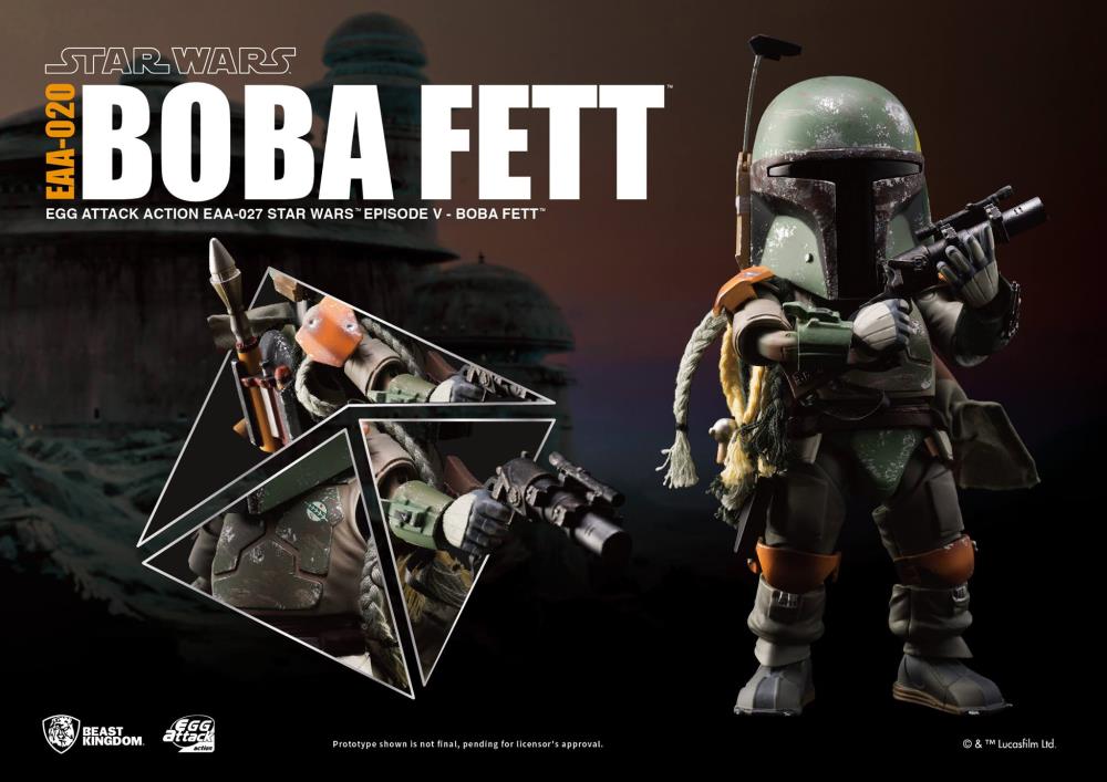 Star Wars Egg Attack Action EAA-020 Boba Fett (Empire Strikes Back) PX Previews Exclusive Gallery Image 9