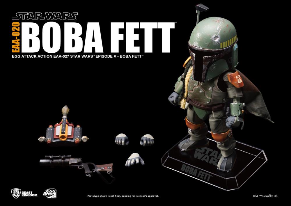 Star Wars Egg Attack Action EAA-020 Boba Fett (Empire Strikes Back) PX Previews Exclusive Gallery Image 10