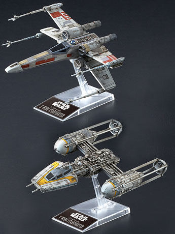 Star Wars X-Wing & Y-Wing Starfighter 1/44 Scale Model Kit