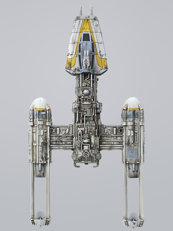 Star Wars X-Wing & Y-Wing Starfighter 1/44 Scale Model Kit