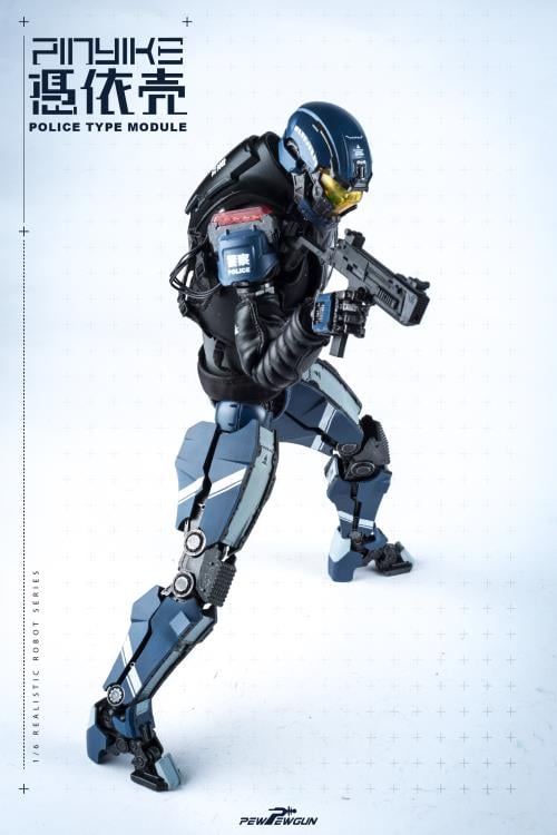 Pinyike Realistic Robot Series Police Type Module 1/6 Scale Figure (With Bonus) Gallery Image 7