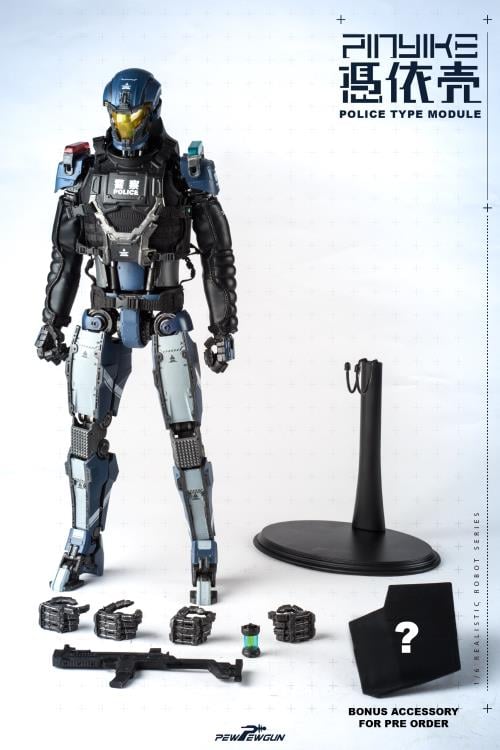 Pinyike Realistic Robot Series Police Type Module 1/6 Scale Figure (With Bonus) Gallery Image 12