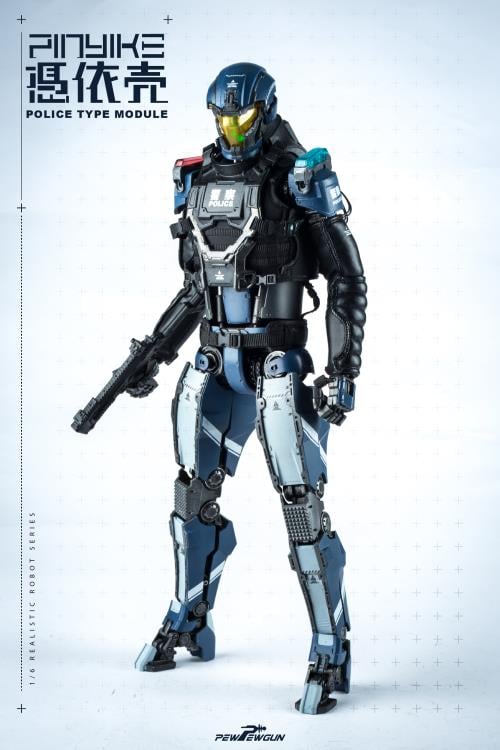 Pinyike Realistic Robot Series Police Type Module 1/6 Scale Figure (With Bonus) Gallery Image 5