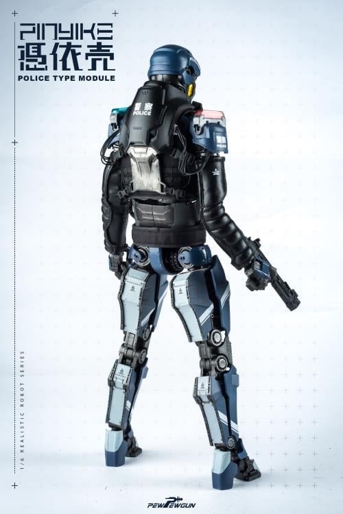 Pinyike Realistic Robot Series Police Type Module 1/6 Scale Figure (With Bonus) Gallery Image 6