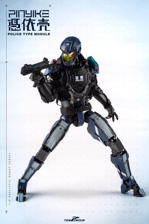 Pinyike Realistic Robot Series Police Type Module 1/6 Scale Figure (With Bonus) Gallery Image 10