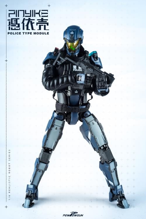 Pinyike Realistic Robot Series Police Type Module 1/6 Scale Figure (With Bonus) Gallery Image 4