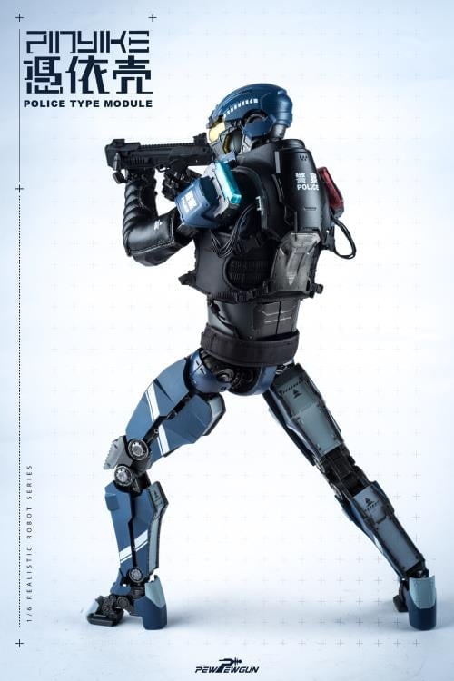 Pinyike Realistic Robot Series Police Type Module 1/6 Scale Figure (With Bonus) Gallery Image 11