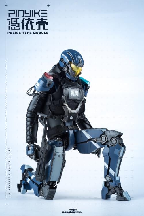 Pinyike Realistic Robot Series Police Type Module 1/6 Scale Figure (With Bonus) Gallery Image 8