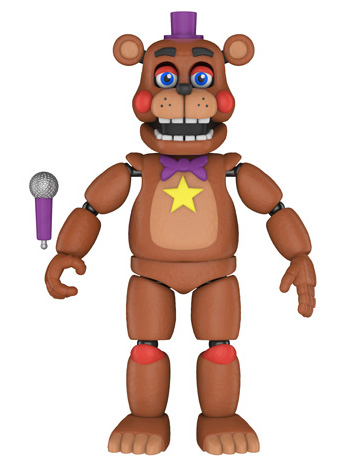 Freddy Fazbear's Pizzeria Simulator Rockstar Freddy Action Figure Gallery Image 2