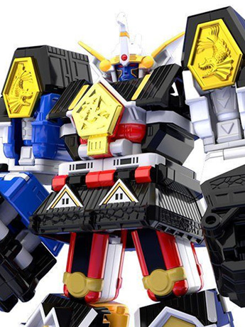 Mighty Morphin Alien Rangers Super Mini-Pla Shogun Megazord Model Kit Gallery Image 2