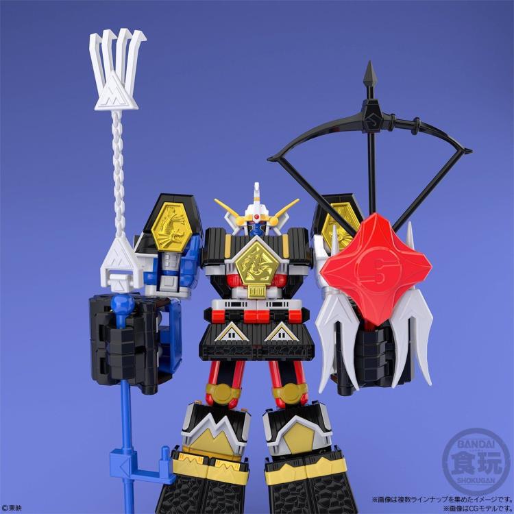 Mighty Morphin Alien Rangers Super Mini-Pla Shogun Megazord Model Kit Gallery Image 4