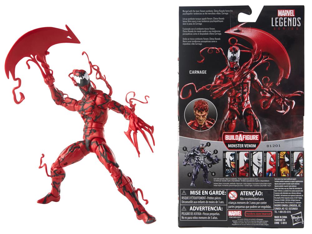 Venom Marvel Legends Carnage (Monster Venom BAF) Gallery Image 10