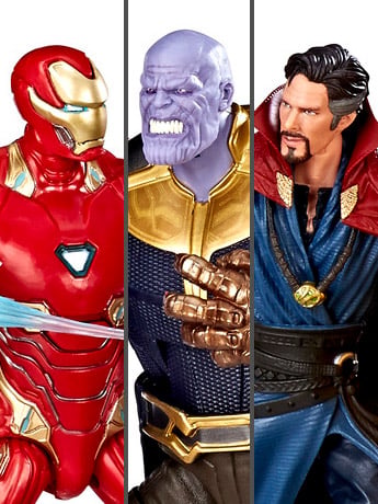 Marvel Studios: The First Ten Years Marvel Legends Iron Man, Thanos, Doctor Strange Three-Pack Gallery Image 2