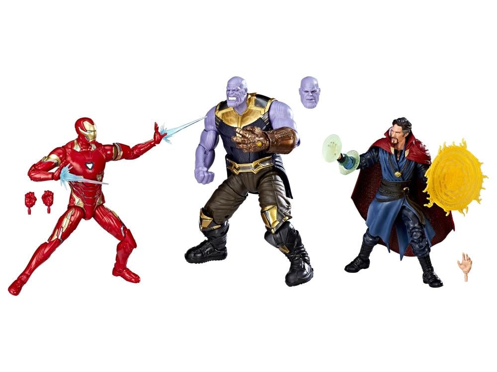 Marvel Studios: The First Ten Years Marvel Legends Iron Man, Thanos, Doctor Strange Three-Pack Gallery Image 3