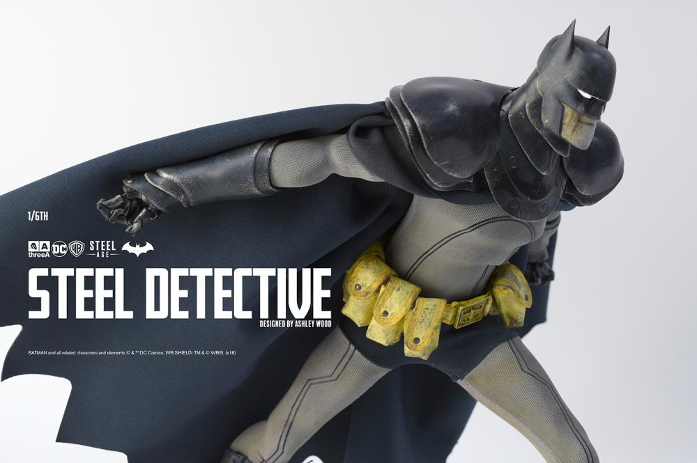 DC Steel Age Steel Detective Batman 1/6th Scale Collectible Figure Gallery Image 6