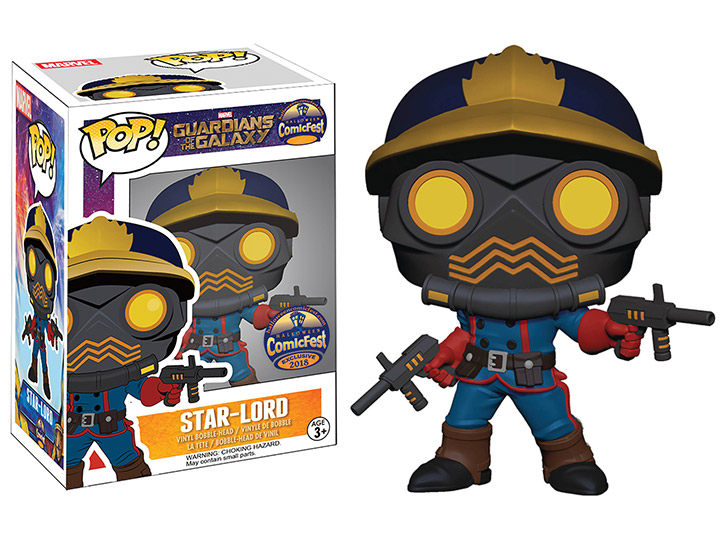 Pop! Marvel: Guardians of the Galaxy - Star-Lord (Classic) PX Previews Exclusive Gallery Image 1